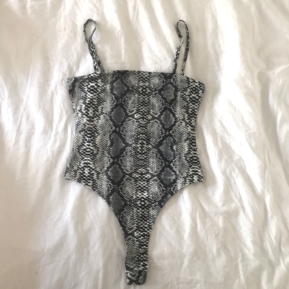 NWOT snake print bodysuit from Honey - Picture 3 of 4